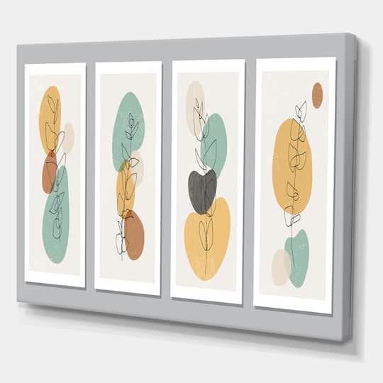 Designart - Minimalistic Compostion of Organic Shapes III